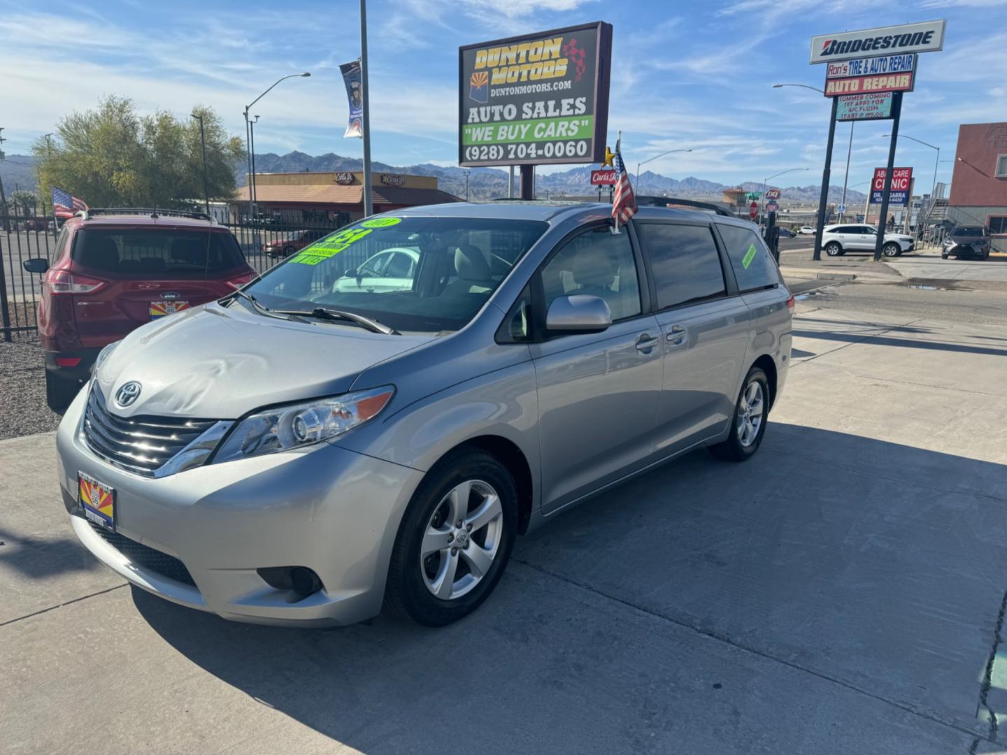 2011 Silver Toyota Sienna (5TDKK3DC1BS) , located at 2190 Hwy 95, Bullhead City, AZ, 86442, (928) 704-0060, 0.000000, 0.000000 - Photo#0